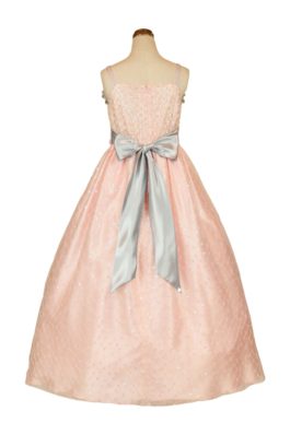 ピンク グラスオーガンジードレス 150